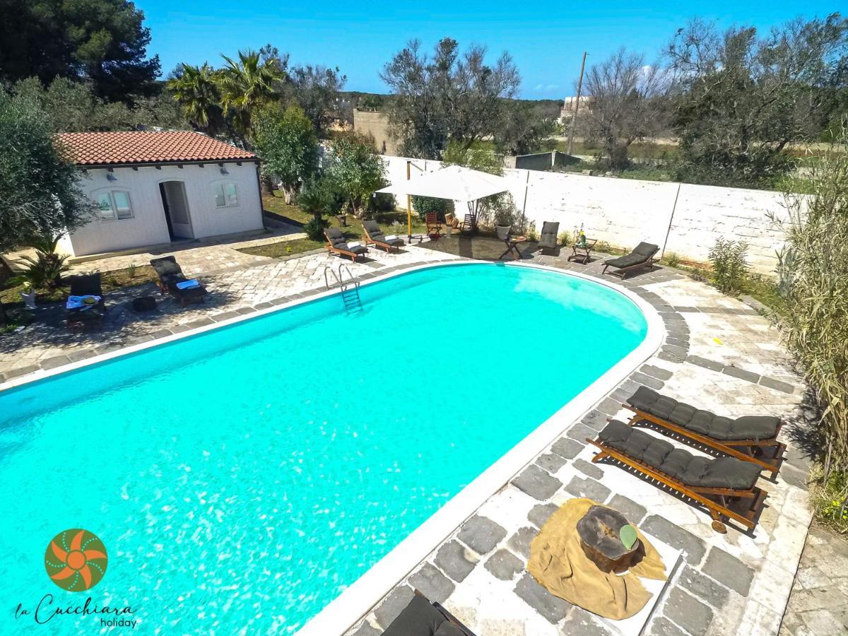 Dimora La Cucchiara - Pool - Garden - Parking In Porto Selvaggio Villa Santa Caterina  ภายนอก รูปภาพ